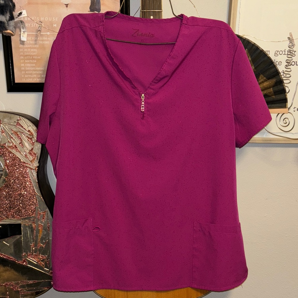 Women's Purple scrub top